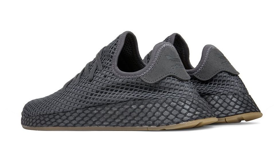 Adidas Deerupt Runner, черные, текстиль, мужские, женские