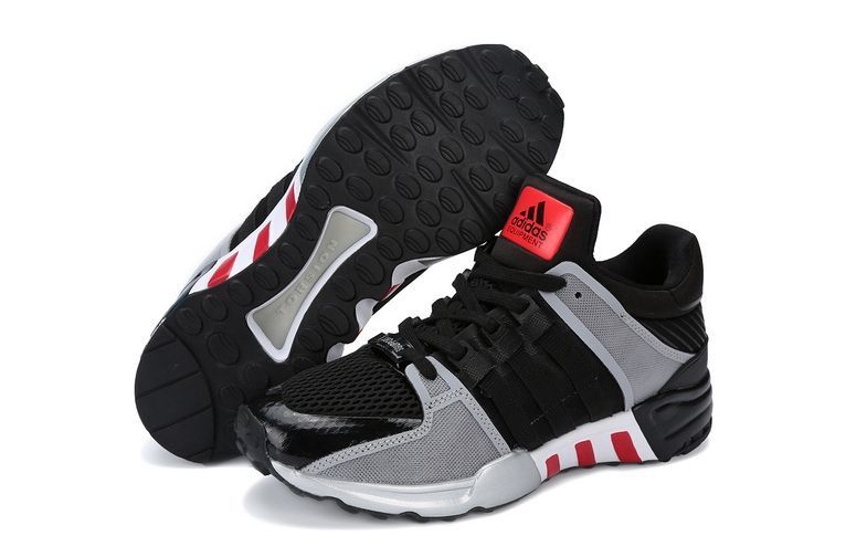 Adidas Equipment 93 Support "Running" черные с серым и красным (40-44)