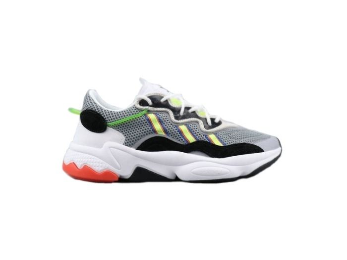 Adidas Ozweego Raf Simons x, темно серые-чёрные замша, текстиль, полиуретан, мужские