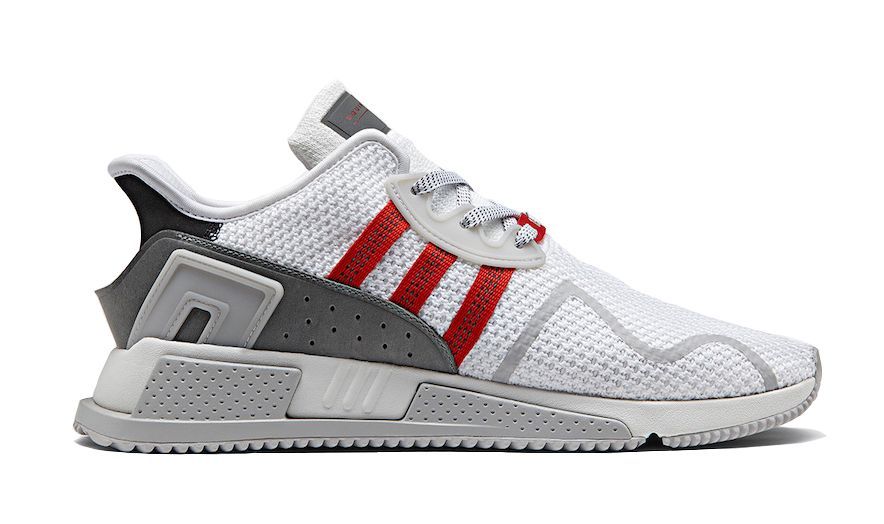 Adidas EQT Cushion ADV белые с серым и красным (40-44)