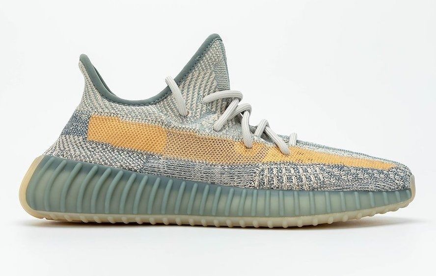 Adidas Yeezy Boost 350 V2 Static, серый, голубой, текстиль, мужские, женские