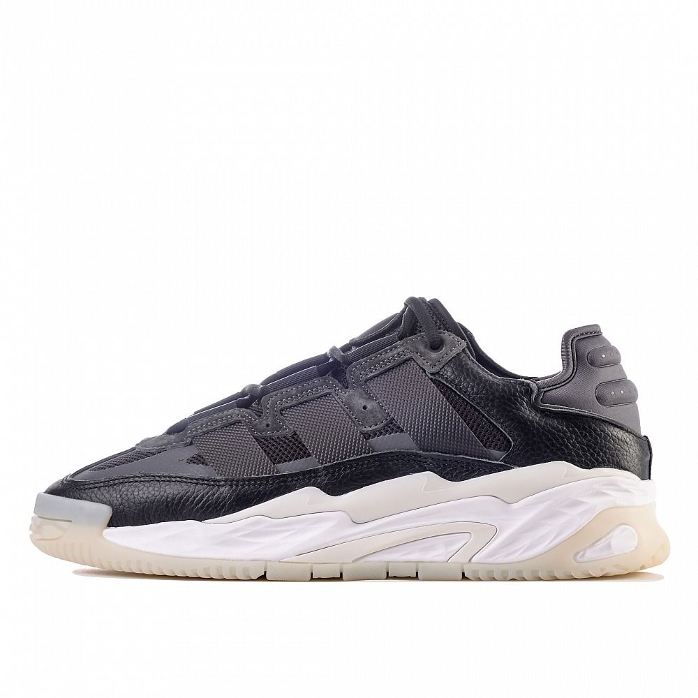 Adidas Niteball, черный, кожа, нубук, мужские