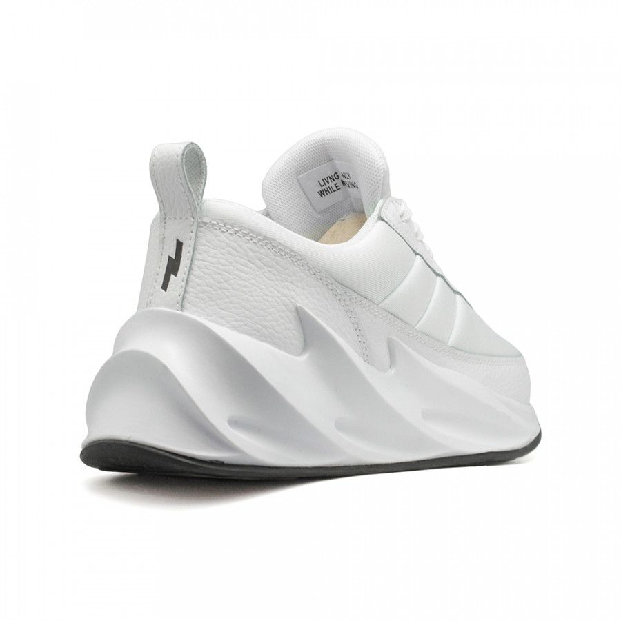 Adidas Sharks, белые, нейлон, текстиль, кожа, женские