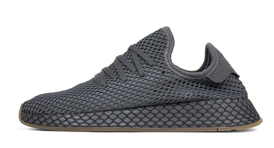Adidas Deerupt Runner, черные, текстиль, мужские, женские