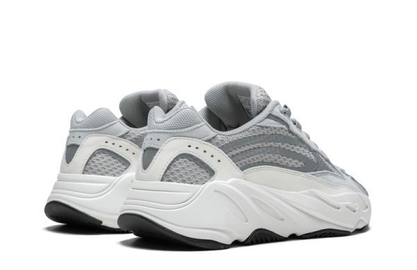 Adidas Yeezy Boost 700 V2 Grey/White, серые с белым, замша, текстиль, мужские, женские