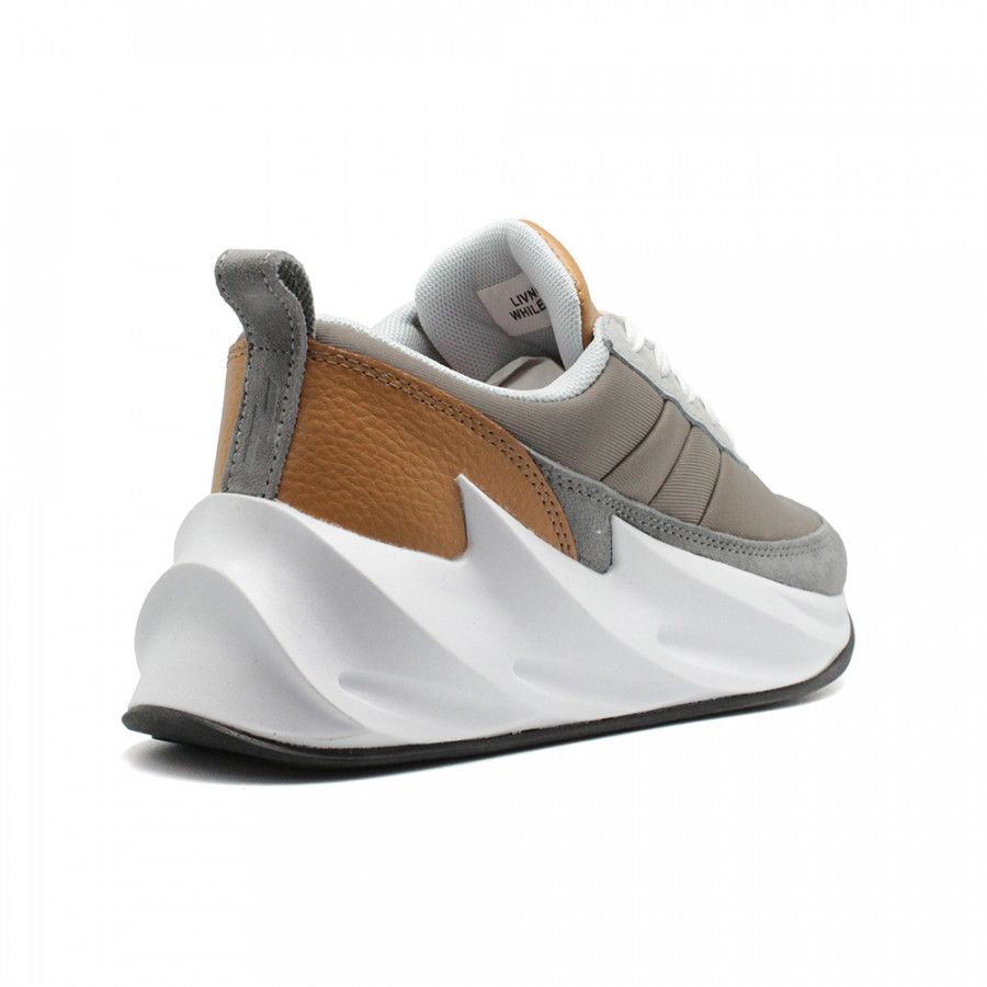 Adidas Sharks Grey/Brown, серый, коричневый, нейлон, кожа, мужские, женские