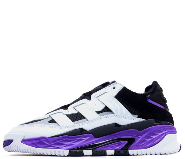 Adidas Niteball White\Purple с мехом