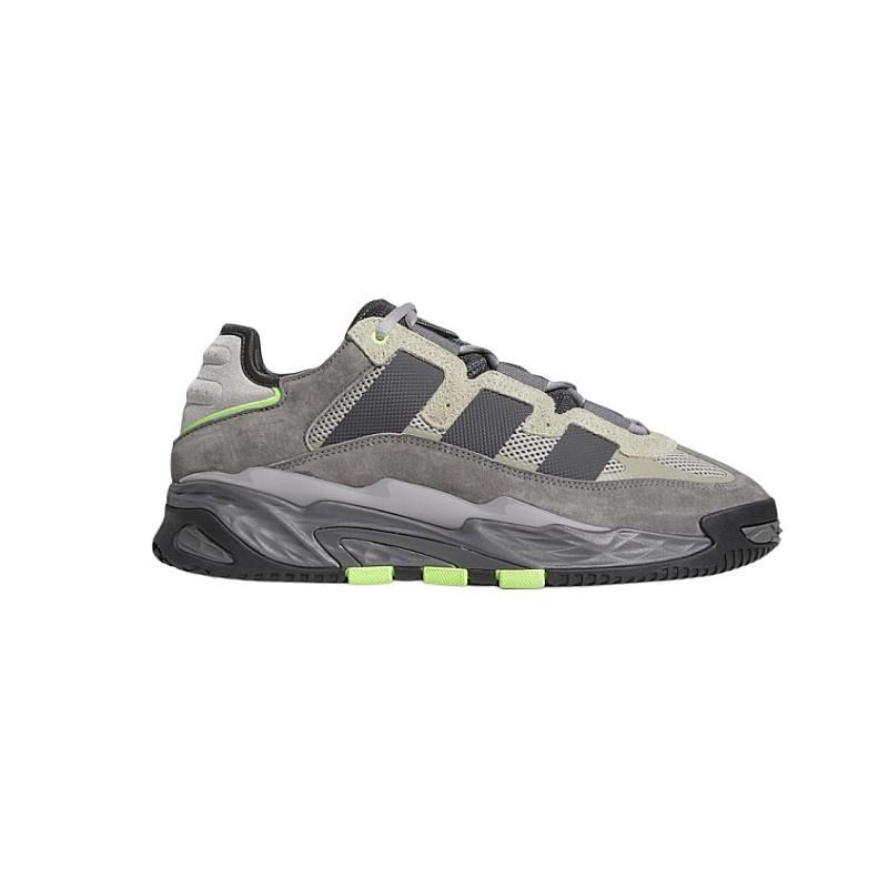Adidas Niteball, серый, кожа, нубук, мужские