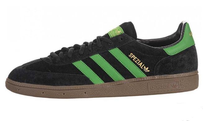 Adidas Spezial, черный, зеленый, замша, мужские, женские