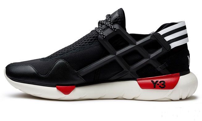 Adidas Y-3 Qasa Racer черные с красным (40-45)