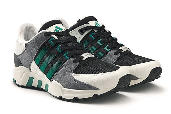 Adidas Equipment Support 93 серые с белым и черным (40-44)