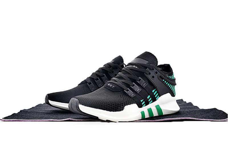 Adidas EQT Support Green/Black, черный, зеленый, нейлон, мужские, женские
